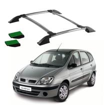 Bagageiro Scenic 2001 2002 2003 2004 a 2010 Cromado Colado Bagageiro Scenic 2001 2002 2003 2004 a 2010 Cromado Colado