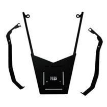 Bagageiro Suporte Bau Yamaha Xmax 250 2020 A 2024 Preto