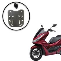 Bagageiro Suporte para Baú Honda PCX 150 e 160 2013 até 2023 Preto Bagageiro Suporte para Baú Honda PCX 150 e 160 2013 até 2023 Preto