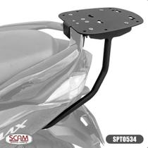 Bagageiro Suporte para Baú Superior para Yamaha Nmax 2021 - 2023 Scam (Aço Carbono)