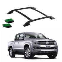 Bagageiro Teto Amarok 2014 2015 2016 2017 CD Preto Colado