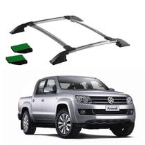 Bagageiro Teto Amarok 2021 2022 Cabine Dupla Cromo Colado