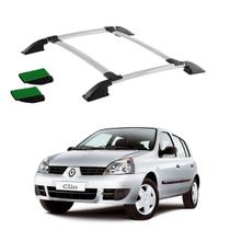 Bagageiro Teto Clio 2014 2015 2016 2017 2018 Prata Colado