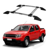 Bagageiro Teto Duster Oroch Express 2020 2021 2022 Prata