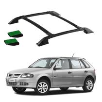Bagageiro Teto Gol G4 2004 2005 2006 2007 2008 Preto Colado
