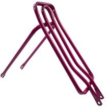 Bagageiro Tubo Garupa Bicicleta Reto Garupeira Rosa Verniz