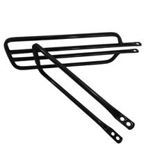 Bagageiro Tubular Perna Articulada Preto Samy