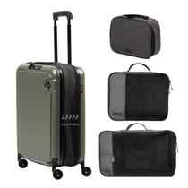 Bagagem BÄRA BARA Hardshell de 20 polegadas com cubos de embalagem e bolsa