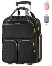Bagagem de Mão Underseat Arcoyard Black Gold - Para Mulheres Bagagem de Mão Underseat Arcoyard Black Gold - Para Mulheres