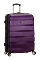 Bagagem Rockland Melbourne Hardside Expansível Roxa 28"