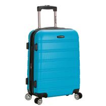 Bagagem Rockland Melbourne Hardside expansível turquesa de 20 polegadas
