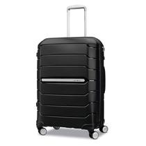 Bagagem Samsonite Freeform Hardside expansível de 24 polegadas preta Bagagem Samsonite Freeform Hardside expansível de 24 polegadas preta