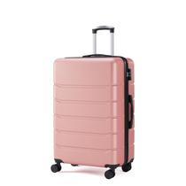 Bagagem Simple Deluxe Carry On de 20 polegadas com rodas giratórias rosa Bagagem Simple Deluxe Carry On de 20 polegadas com rodas giratórias rosa