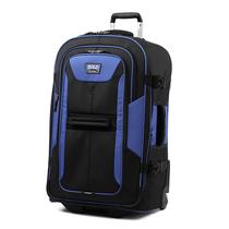 Bagagem Travelpro Bold Softside expansível de 28 polegadas azul/preta Bagagem Travelpro Bold Softside expansível de 28 polegadas azul/preta