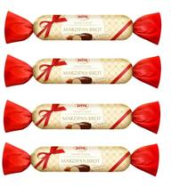 Baguete Marzipan coberto com Chocolate Puro 100g Zentis Kit 4 Unidades