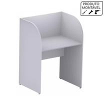 Baia INICIAL FECHADA para Atendimento 1,200,800,60m c/ FUNDO New City CINZA/CINZA 24012