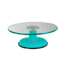 Bailarina de Vidro Giratória Profissional - Verde Tiffany - 1 unidade - Dutra Formas - Rizzo