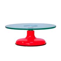 Bailarina de Vidro Giratória Profissional - Vermelho - 1 unidade - Dutra Formas - Rizzo