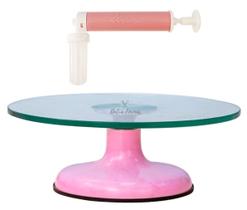 Bailarina de Vidro Profissional com Rolamento Duplo + Pulverizador Glitter