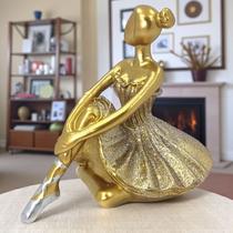 Bailarina Decorativa Enfeite em Resina balé dança decoração casa
