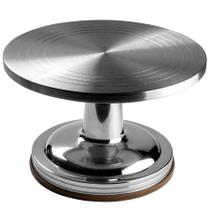 Bailarina Giratória Aço inox - 30x30x17Cm - 1 unidade - Cromus Linha Profissional Allonsy - Rizzo