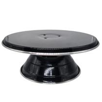 Bailarina Giratória de Confeitar Bolo Alumínio N30 Preto Liso Bailarina Giratória de Confeitar Bolo Alumínio N30 Preto Liso