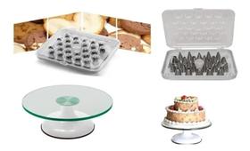 Bailarina Giratória De Vidro Branca + Maleta De Bicos 28 Pçs Bailarina Giratória De Vidro Branca + Maleta De Bicos 28 Pçs