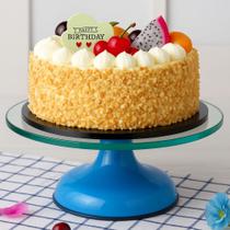 Bailarina Giratória de Vidro Temperado 30cm Profissional para Bolo Confeitaria Base Antiderrapante Bailarina Giratória de Vidro Temperado 30cm Profissional para Bolo Confeitaria Base Antiderrapante