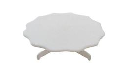 Bailarina Giratória Isamar Formato Margarida 30cm Branco Bailarina Giratória Isamar Formato Margarida 30cm Branco