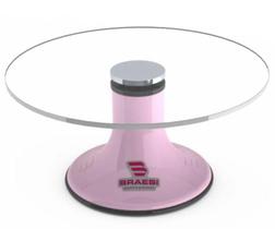 Bailarina giratória para confeitar bolos blb-30cm rosa - braesi