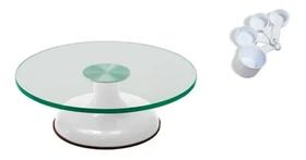 Bailarina Giratória Vidro P/ Decorar Bolos + Xicaras Medida Bailarina Giratória Vidro P/ Decorar Bolos + Xicaras Medida