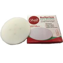 Bailarina - Prato Giratório para Biscoito Redonda Branca 14 cm Solrac Rizzo Confeitaria