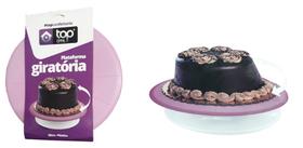 Bailarina Prato Plataforma Giratório para Decorar Confeitar Bolo - 28 cm
