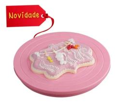 Bailarina Rosa Com Rolamento P/ Biscoito, Mini Bolo, Cupcake