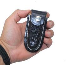 Bainha Couro Preto Para Canivete Pequeno Peao Country Cawboy Bainha Couro Preto Para Canivete Pequeno Peao Country Cawboy