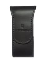 Bainha de cinto em Couro Preta para canivetes Victorinox tamanho G 4.0523.32A
