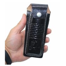 Bainha De Couro P/ Canivete Estilo Country Cawboy Barretos