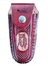 Bainha Luxo Feita A Mão Em Couro Para Canivete Qualidade Oferta