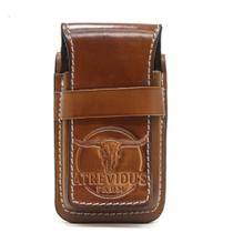 Bainha Porta Celular Rústica 100% Couro Coutry Presa N Cinto Atrevidu's FARM
