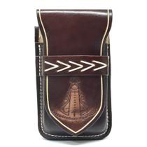 Bainha Porta Celular Rústica Couro Atrevidu's Country