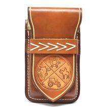 Bainha Porta Celular Rústica Couro Atrevidu's Country