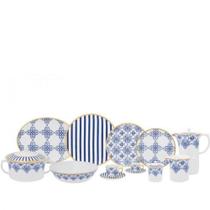 Baixela e Serviço de Jantar 50pcs Lusitana Porcelana Oxford