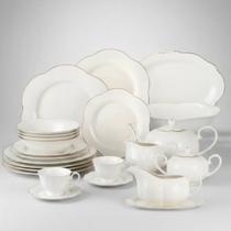 Baixela e Serviço Jantar Camelia 48pç Porcelana L'Hermitage Baixela e Serviço Jantar Camelia 48pç Porcelana L'Hermitage