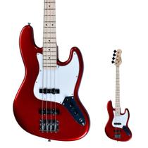 Baixo 4 Cordas Jazz Bass Shelter SHJB75 PRO Candy Apple Red