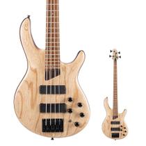 Baixo Cort B4 ELEMENT 4 Cordas Ativo Circuito Bartolini e Tarraxa Hipshot Open Pore Natural