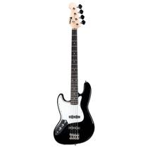 Baixo phx 4 cordas jazz bass preto canhoto