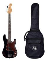 Baixo Spb62 Sx Precision Bass Bk Preto 4 Cordas Com Bag