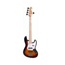 Baixo sx sjb755 jazz bass 5 cordas sunburst 3ts