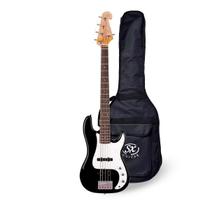 Baixo SX SPB62+ 5 Cordas Preto Com Bag