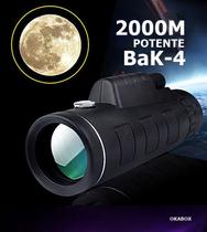 BaK-4 Binóculos monóculo10X40 mm Impermeável 2000M